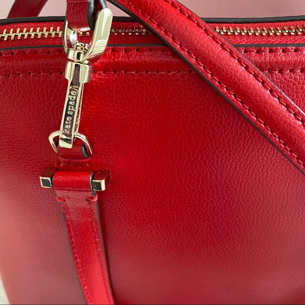 KATE SPADE RED SATCHEL MEDIUM DOME - Picture 12 of 14